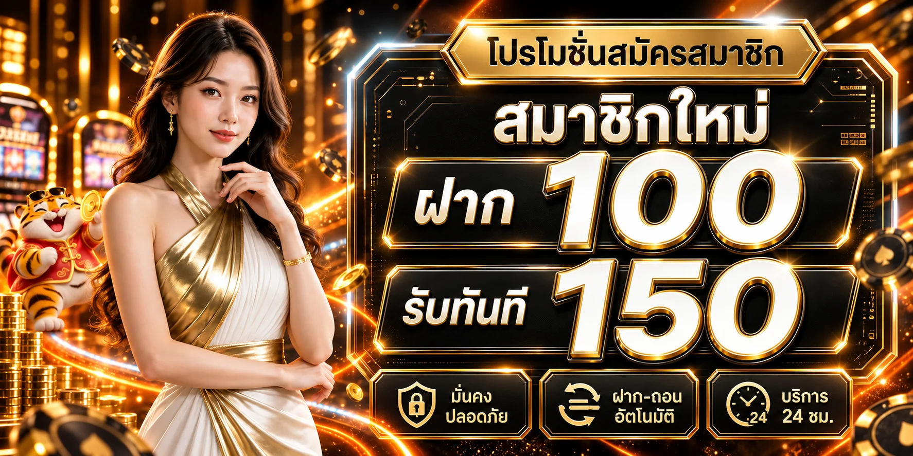 โปรโมชั่นสมาชิกใหม่ของ WEC99X โทนส้มดำ
